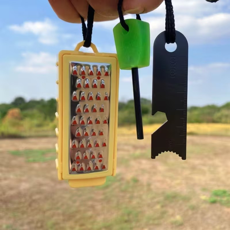 Magnesium Fire Starter - Tragbarer Notfall-Tinder für den Außenbereich, leichter